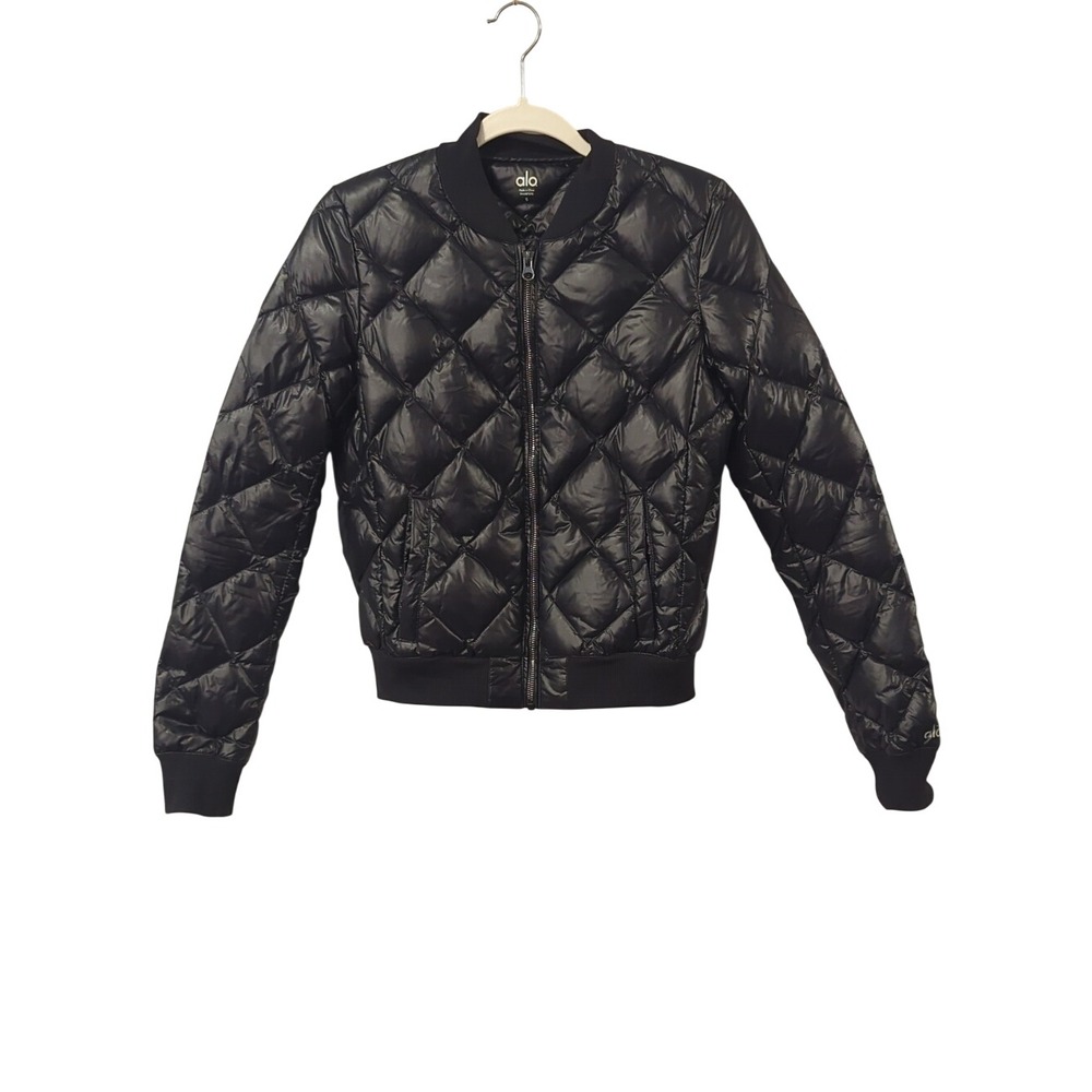 ALO Yoga Idol Bomber Workout Jacket Black size Small